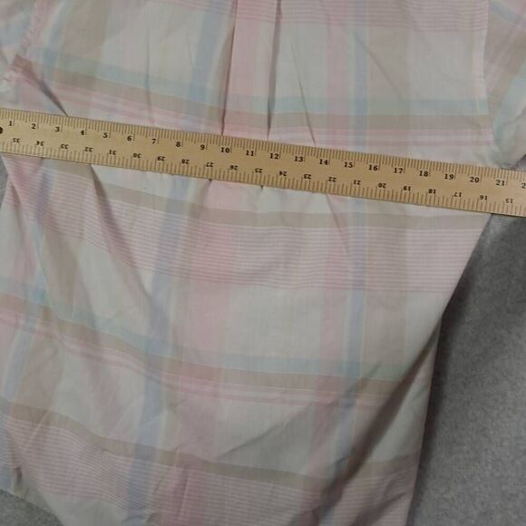 Christian Dior Button Down Plaid Shirt Large Slim Fit - Picture 5 of 8